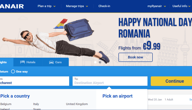 Oferta-Ryanair-Ziua-Romaniei-9.99-EURO