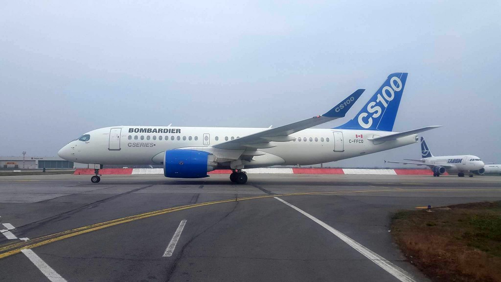 Bombardier-CS100-Airport Otopeni-Bucareste-6