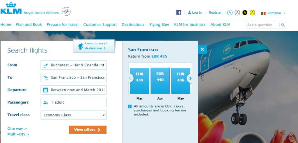 Bucuresti-San-Francisco-Bucuresti-SkyTeam