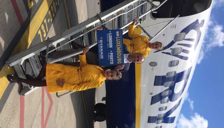 Ryanair-din-Luxemburg-Porto-Londra