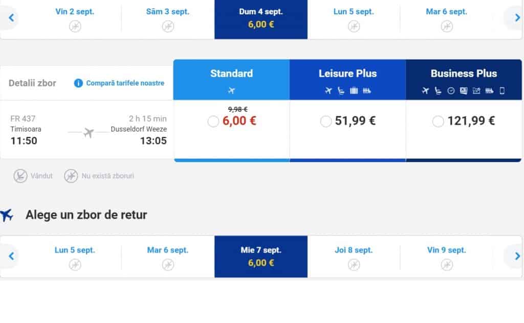 Timisoara-Germania-6-EURO-Ryanair