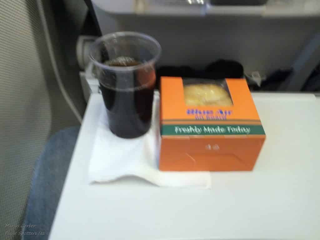 servire la bordul avioanelor Blue Air