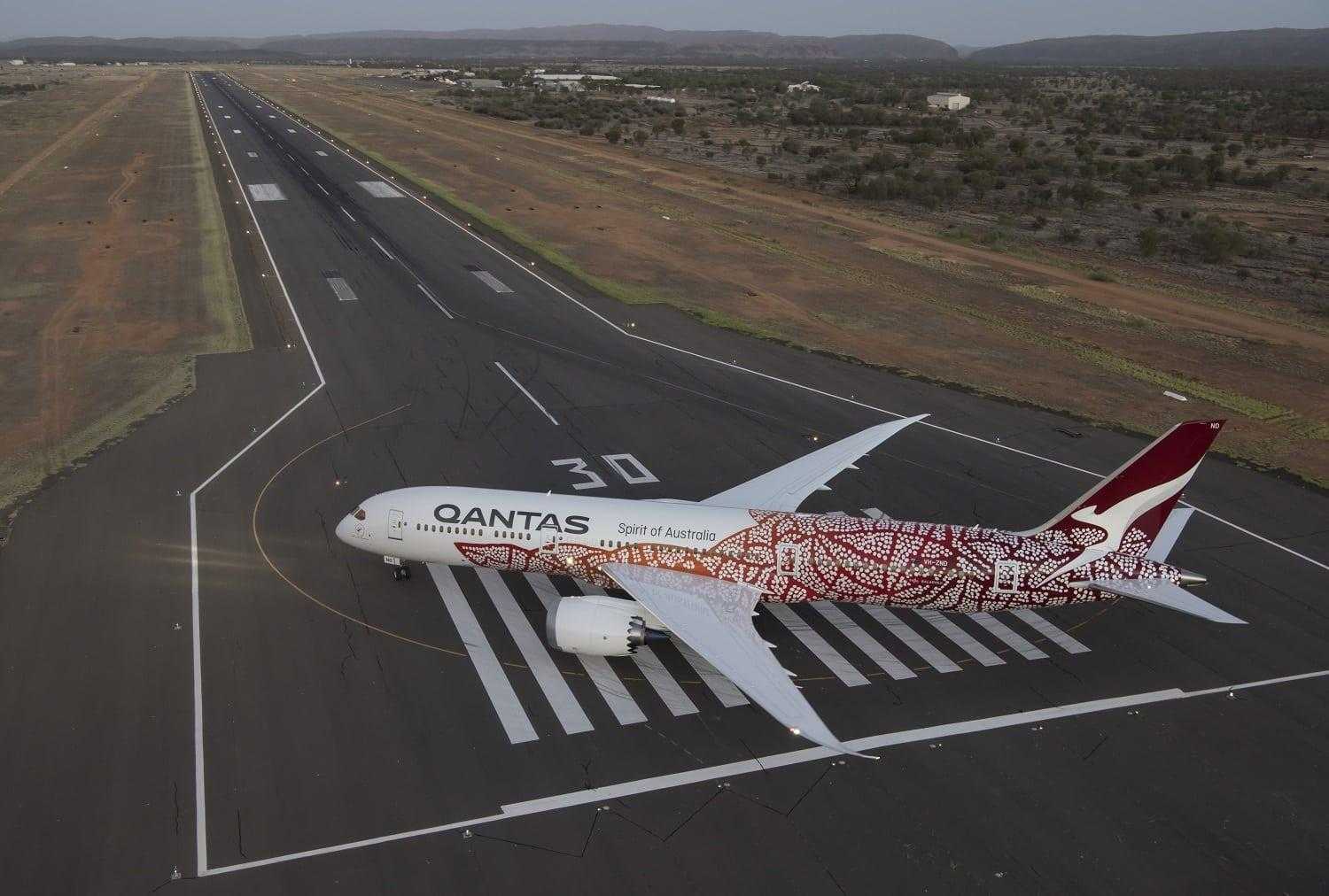 波音 787-9-Dreamliner-Qantas