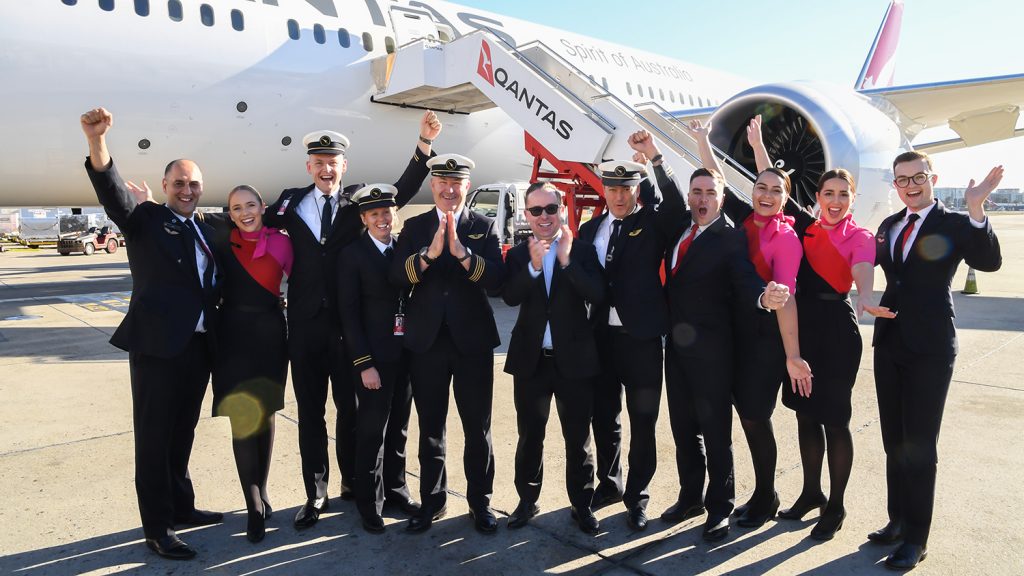 New York Sydney-Qantas Flug-Mission-erreicht-1