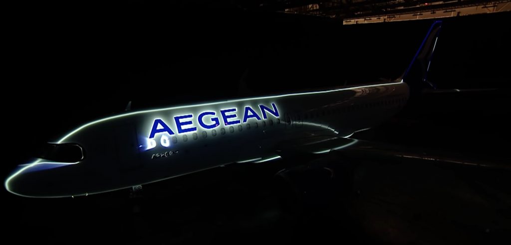 nieuwe livery aegean