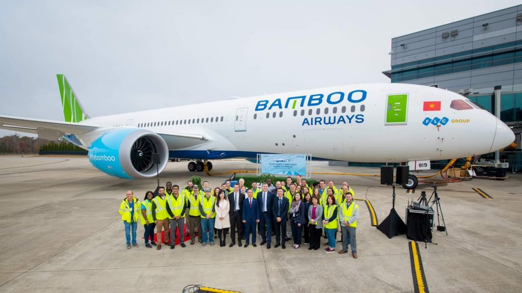 Boeing 787-9 Dreamliner voies respiratoires en bambou