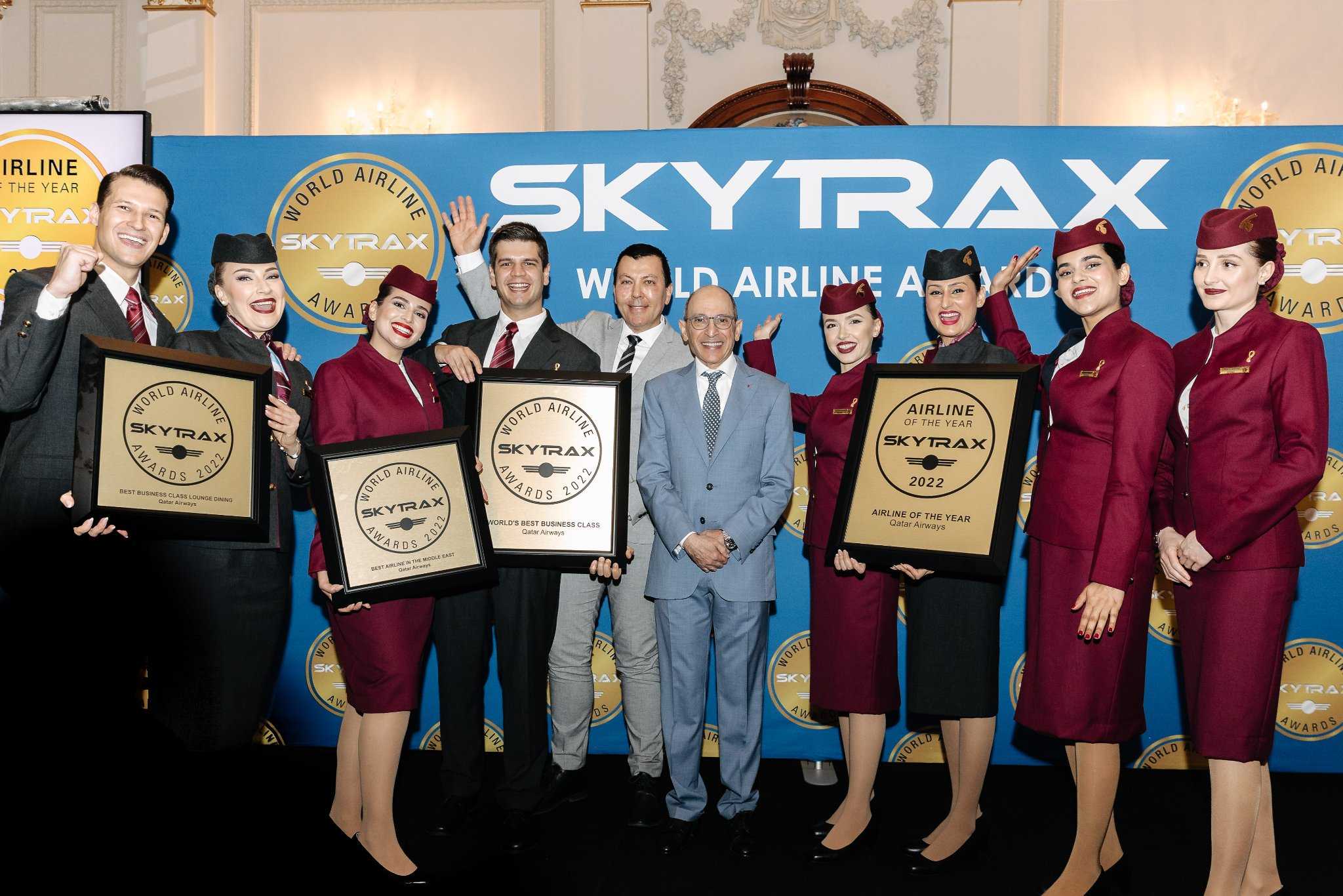 Premios Skytrax 2022 ¡Qatar Airways ha sido votada como la mejor